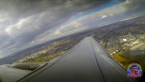 Timelapse entre Paris et Ajaccio en Corse en avion avec décollage et atterrissage