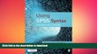 READ ONLINE Using SPSS Syntax: A Beginner s Guide READ PDF BOOKS ONLINE