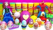 Play Doh SURPRISE EGGS Peppa Pig Hello Kitty Minions Characters - Funny video for kids