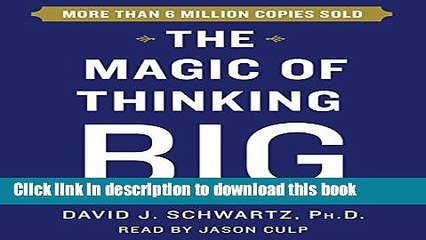 [Popular] The Magic of Thinking Big Hardcover Online