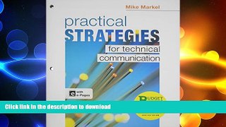 EBOOK ONLINE Loose-leaf Version for Practical Strategies for Technical Communication (Budget