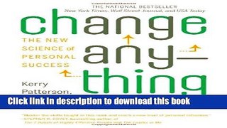 [Popular] Change Anything: The New Science of Personal Success Hardcover Collection