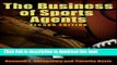 [Popular] The Business of Sports Agents Paperback Free