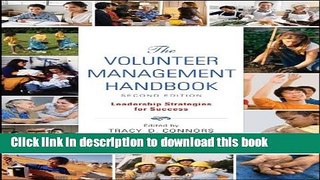 [Popular] The Volunteer Management Handbook: Leadership Strategies for Success Hardcover Collection
