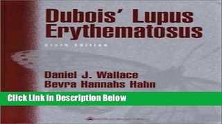 Books Dubois  Lupus Erythematosus Full Online