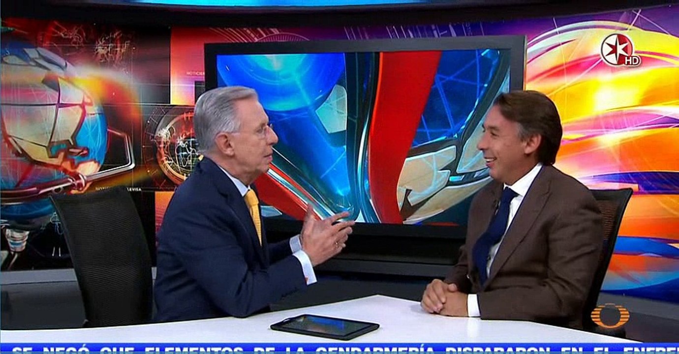 LOPEZ DORIGA ENTREVISTA A SU ¨Patron¨EN SU PENULTIMO NOTICIERO ( Televisa )18/08/2016