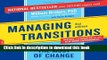 [Popular] Managing Transitions: Making the Most of Change Hardcover Online
