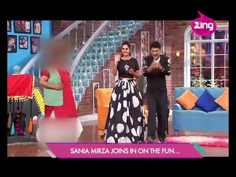 -Sania Mirza As Guest On Comedy Nights With Kapil