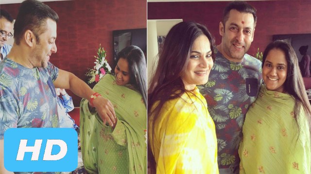 Salman Khan CELEBRATES Rakhi With Sisters Arpita Khan & Alvira