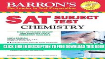 New Book Barron s SAT Subject Test Chemistry, 12th Edition