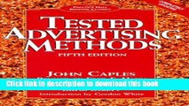 [Popular] Tested Advertising Methods (5th Edition) (Prentice Hall Business Classics) Hardcover