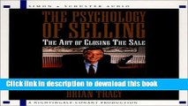 [Popular] The Psychology of Selling: The Art of Closing Sales (Art of Closing the Sale) Hardcover