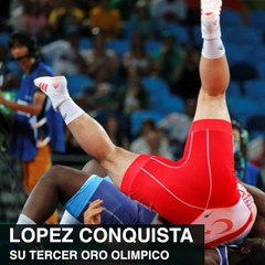 Mijaín López conquista su tercer oro olímpico en Río 2016 ‪