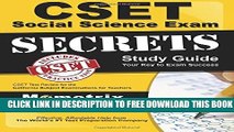 New Book CSET Social Science Exam Secrets Study Guide: CSET Test Review for the California Subject