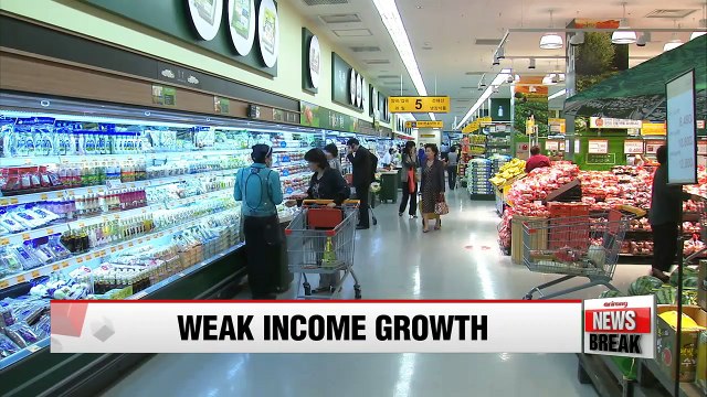 Korean households refrain from spending as income growth slows