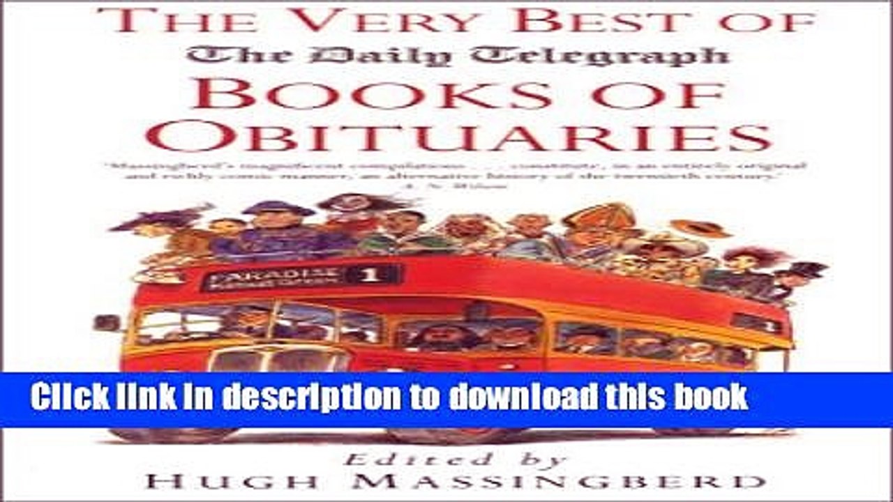 [PDF] The Very Best of the Daily Telegraph Books of Obituaries Popular Online