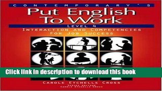 [Popular] Put English to Work - Level 4 (High Intermediate) - Student Book Paperback Online