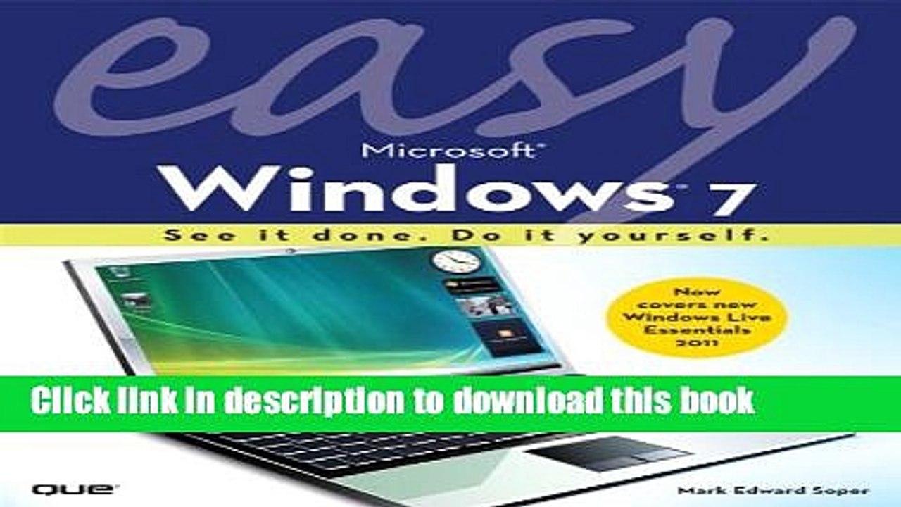 [Download] Easy Microsoft Windows 7 E-Book Free