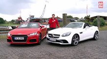 Cara a cara: Mercedes SLC vs Audi TT Roadster