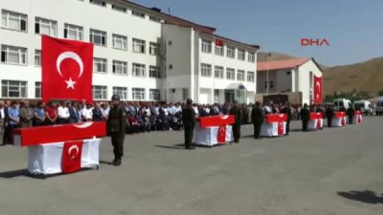 Bitlis Hizan Şehitleri Memleketlerine Uğurlanıyor
