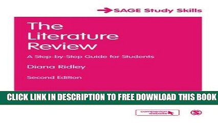 New Book The Literature Review: A Step-by-Step Guide for Students (SAGE Study Skills Series)