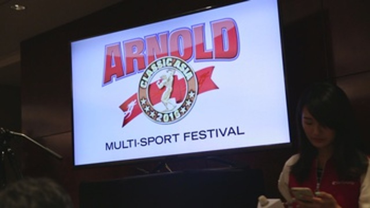 Schwarzenegger presenta la primera edición de "Arnold Classic Asia Multi-Sport"