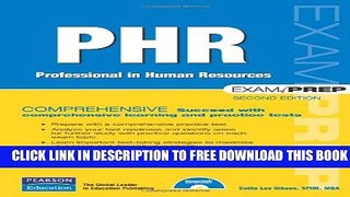 New Book PHR Exam Prep: Professional in Human Resources (2nd Edition)