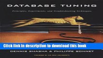 [Download] Database Tuning: Principles, Experiments, and Troubleshooting Techniques (The Morgan