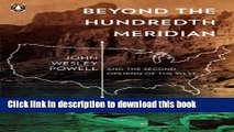 [PDF] Beyond the Hundredth Meridian: John Wesley Powell and the Second Opening of the West Popular