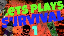 Minecraft PS4 LETS PLAYS SURVIVAL! [1]