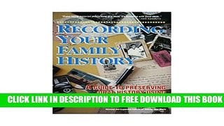 New Book Recording Your Family History