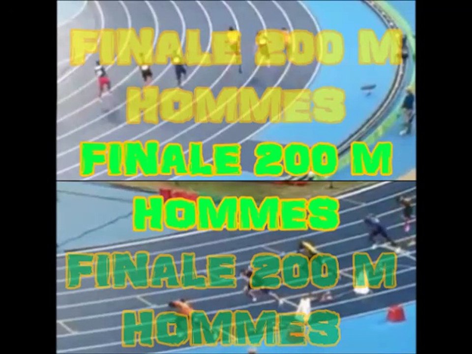 Finale du 200 m hommes rio 2016 - JO Bresil 2016