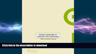FAVORIT BOOK Adobe Captivate 4: Beyond the Essentials READ EBOOK