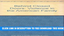 New Book Behind Closed Doors: Violence in the American Family