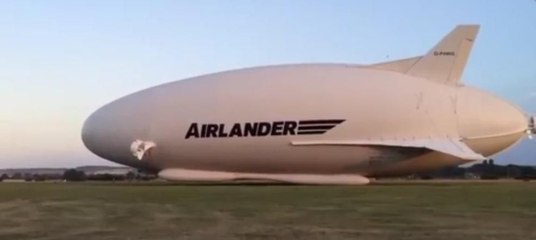 Dünyanın en büyük hava aracı "Airlender 10" böyle havalandı