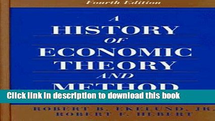 Collection Book A History of Economic Theory and Method