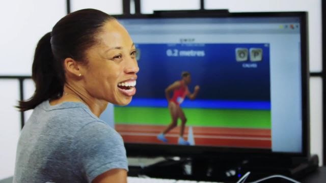 Allyson Felix and Team USA Runners Play Online Game 'QWOP'