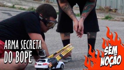 Carrinho com Fogos de Artifício