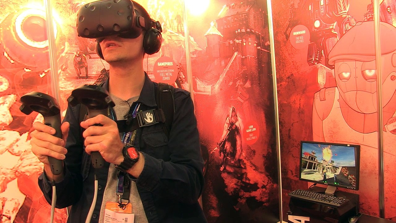 Serious Sam VR : The Last Hope - gamescom 2016 : HTC Vive et gilet vibrant