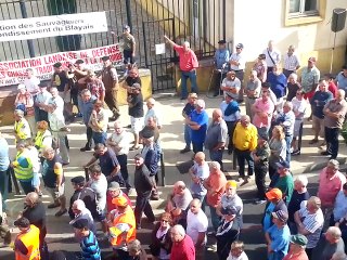 Manifestation pour la chasse traditionnelle à Mont-de-Marsan