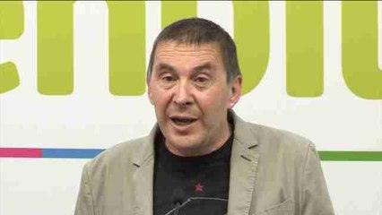 Otegi dice que la candidatura de Beloki es algo natural y no una provocación
