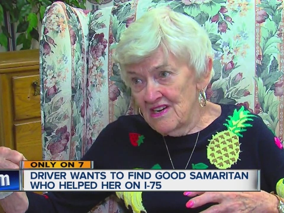 Elderly woman searches for Good Samaritan who helped her