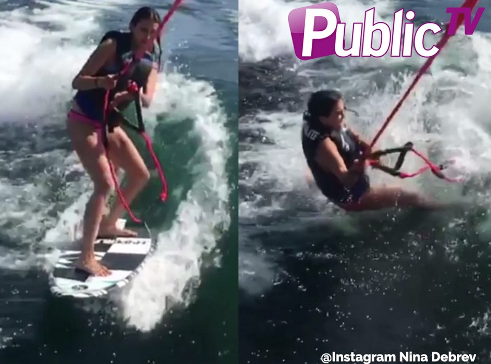 Nina Dobrev et le ski nautique : c’est pas encore ça  !