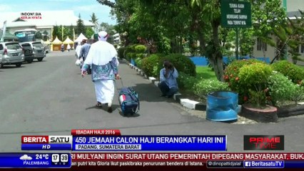 450 Calon Haji Embarkasi Padang Diterbangkan ke Tanah Suci