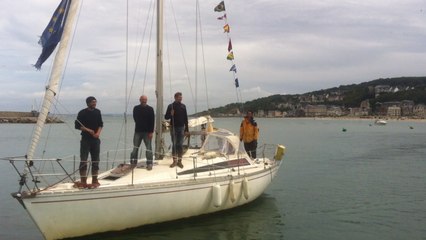 Les 4 à la barre sont rentrés au port