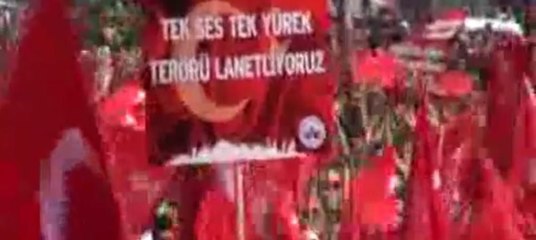 Elazığ'da teröre lanet yürüyüşü