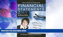 Big Deals  How to Read and Understand Financial Statements When You Don t Know What You Are