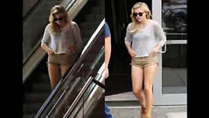 Chloe Moretz - Leggi in Mini Shorts out in Vancouver_(320x240)