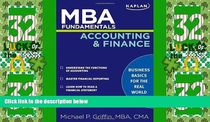 Download Video: Big Deals  MBA Fundamentals Accounting and Finance (Kaplan Test Prep)  Free Full Read Best Seller