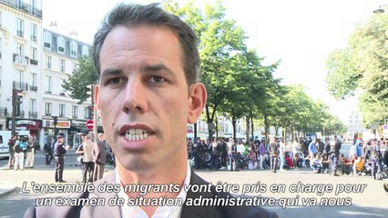 Nouvelle opération d'évacuation massive de migrants à Paris